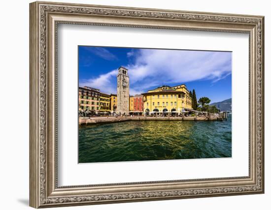 Italy, Trentino South Tyrol, Trentino, Lake Garda, Riva Del Garda-Udo Siebig-Framed Photographic Print