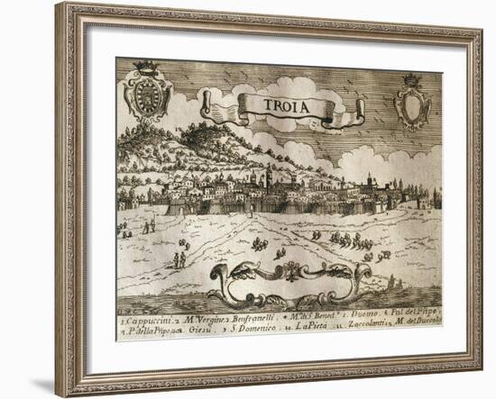 Italy, Troia, View of Troia-null-Framed Giclee Print