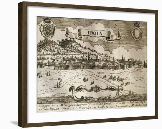 Italy, Troia, View of Troia-null-Framed Giclee Print