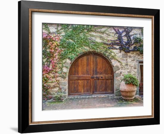 Italy, Tuscany, Chianti Region. This Is the Castello D'Albola Estate-Julie Eggers-Framed Photographic Print