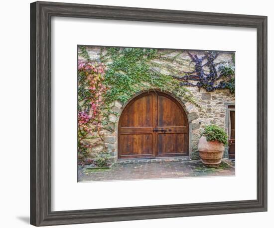 Italy, Tuscany, Chianti Region. This Is the Castello D'Albola Estate-Julie Eggers-Framed Photographic Print