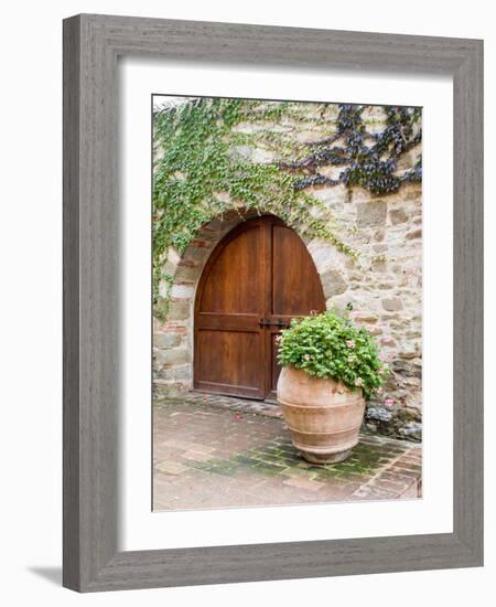 Italy, Tuscany, Chianti Region. This Is the Castello D'Albola Estate-Julie Eggers-Framed Photographic Print