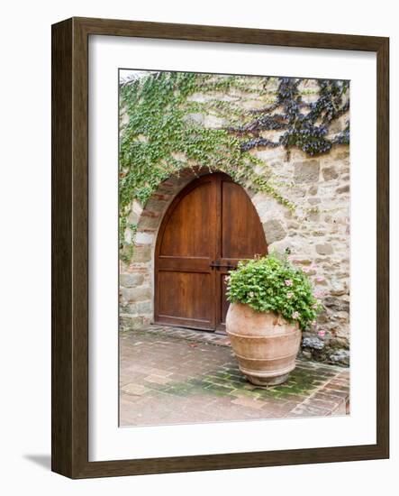 Italy, Tuscany, Chianti Region. This Is the Castello D'Albola Estate-Julie Eggers-Framed Photographic Print