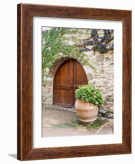 Italy, Tuscany, Chianti Region. This Is the Castello D'Albola Estate-Julie Eggers-Framed Photographic Print