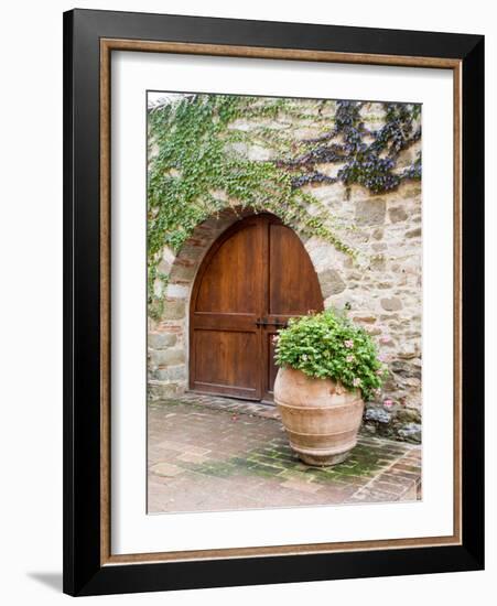 Italy, Tuscany, Chianti Region. This Is the Castello D'Albola Estate-Julie Eggers-Framed Photographic Print