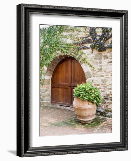 Italy, Tuscany, Chianti Region. This Is the Castello D'Albola Estate-Julie Eggers-Framed Photographic Print