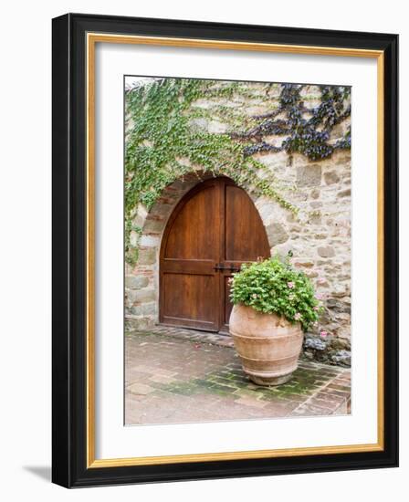 Italy, Tuscany, Chianti Region. This Is the Castello D'Albola Estate-Julie Eggers-Framed Photographic Print