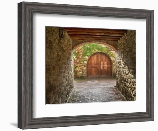 Italy, Tuscany, Chianti Region. This Is the Castello D'Albola Estate-Julie Eggers-Framed Photographic Print