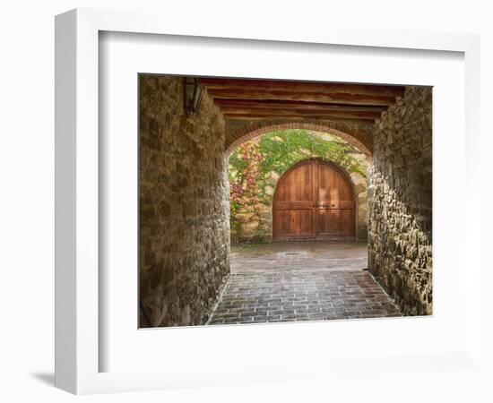 Italy, Tuscany, Chianti Region. This Is the Castello D'Albola Estate-Julie Eggers-Framed Photographic Print