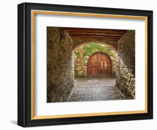 Italy, Tuscany, Chianti Region. This Is the Castello D'Albola Estate-Julie Eggers-Framed Photographic Print