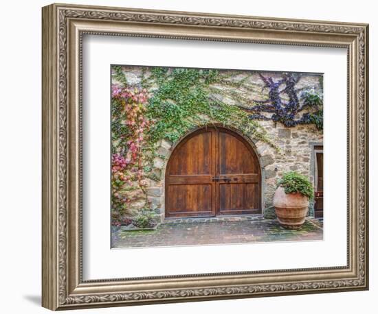 Italy, Tuscany, Chianti Region. This Is the Castello D'Albola Estate-Julie Eggers-Framed Photographic Print