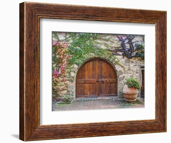 Italy, Tuscany, Chianti Region. This Is the Castello D'Albola Estate-Julie Eggers-Framed Photographic Print