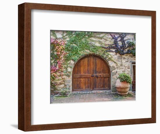 Italy, Tuscany, Chianti Region. This Is the Castello D'Albola Estate-Julie Eggers-Framed Photographic Print