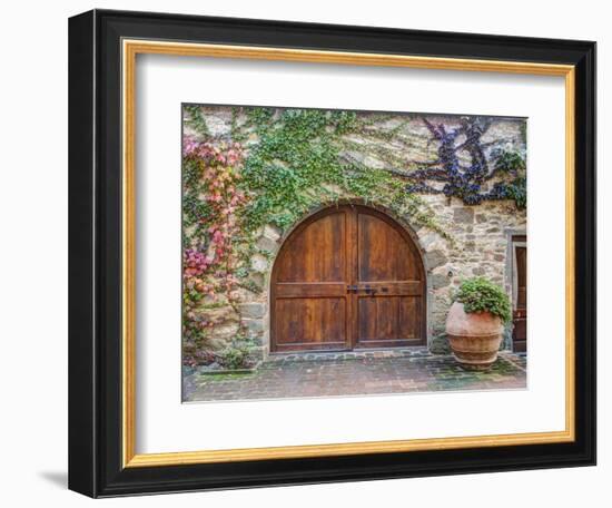 Italy, Tuscany, Chianti Region. This Is the Castello D'Albola Estate-Julie Eggers-Framed Photographic Print