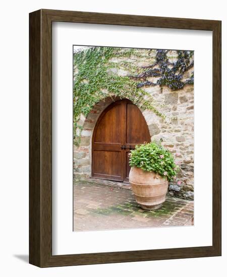 Italy, Tuscany, Chianti Region. This Is the Castello D'Albola Estate-Julie Eggers-Framed Photographic Print