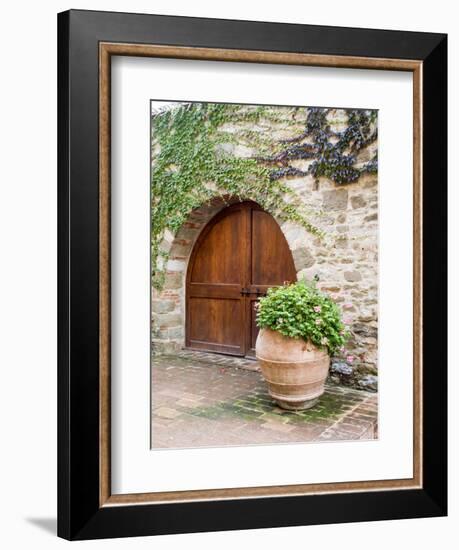 Italy, Tuscany, Chianti Region. This Is the Castello D'Albola Estate-Julie Eggers-Framed Photographic Print