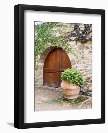 Italy, Tuscany, Chianti Region. This Is the Castello D'Albola Estate-Julie Eggers-Framed Photographic Print