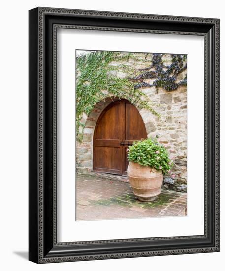 Italy, Tuscany, Chianti Region. This Is the Castello D'Albola Estate-Julie Eggers-Framed Photographic Print