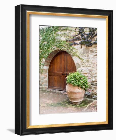 Italy, Tuscany, Chianti Region. This Is the Castello D'Albola Estate-Julie Eggers-Framed Photographic Print