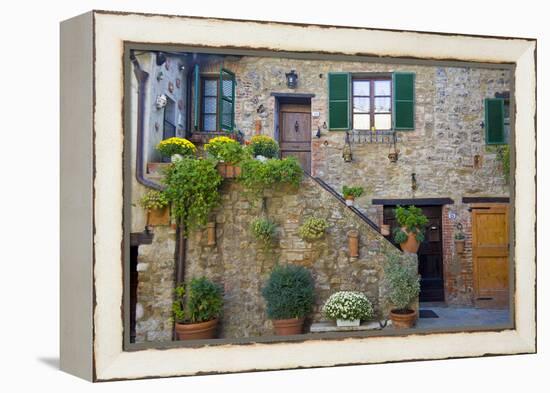 Italy, Tuscany, Courtyard-John Ford-Framed Premier Image Canvas