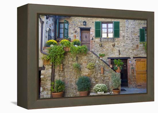 Italy, Tuscany, Courtyard-John Ford-Framed Premier Image Canvas