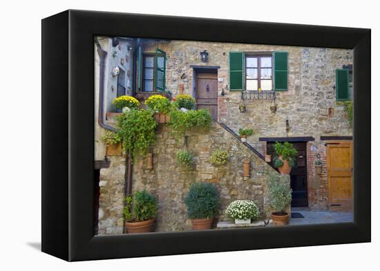 Italy, Tuscany, Courtyard-John Ford-Framed Premier Image Canvas