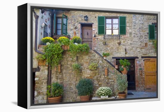 Italy, Tuscany, Courtyard-John Ford-Framed Premier Image Canvas