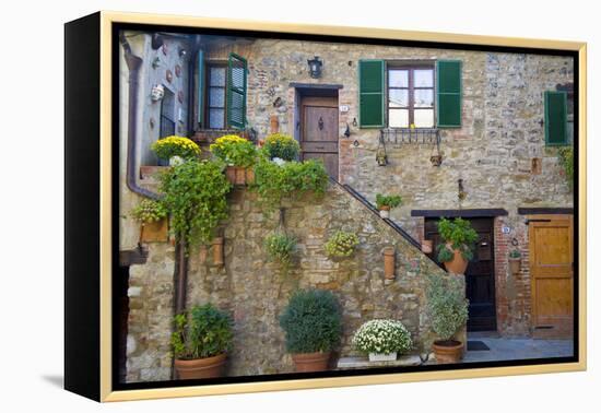 Italy, Tuscany, Courtyard-John Ford-Framed Premier Image Canvas