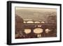 Italy, Tuscany, Florence, Ponte Vecchio and Arno River with Bridge-Jeff Spielman-Framed Photographic Print