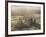 Italy, Tuscany, light filters through the fog at Belvedere House-Terry Eggers-Framed Photographic Print
