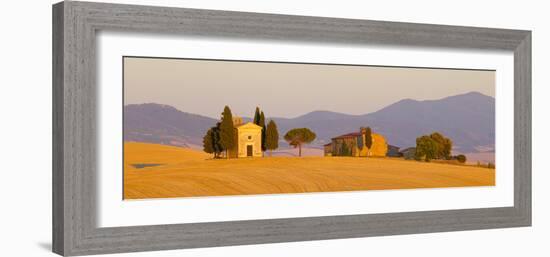 Italy, Tuscany. Little Chapel at Sunset-Jaynes Gallery-Framed Photographic Print