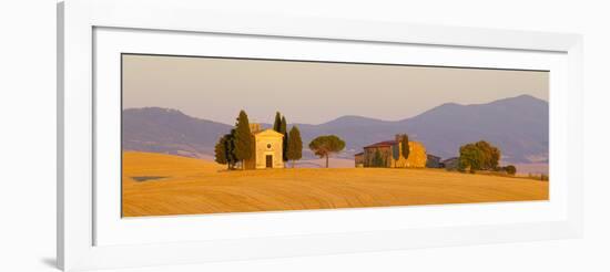 Italy, Tuscany. Little Chapel at Sunset-Jaynes Gallery-Framed Photographic Print