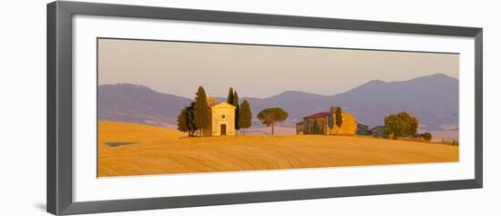 Italy, Tuscany. Little Chapel at Sunset-Jaynes Gallery-Framed Photographic Print