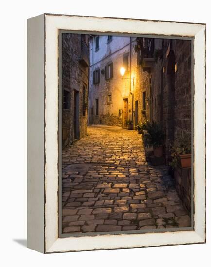 Italy, Tuscany. Montefioralle Near the Town of Greve in Chianti-Julie Eggers-Framed Premier Image Canvas
