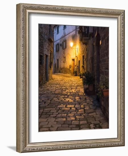 Italy, Tuscany. Montefioralle Near the Town of Greve in Chianti-Julie Eggers-Framed Photographic Print