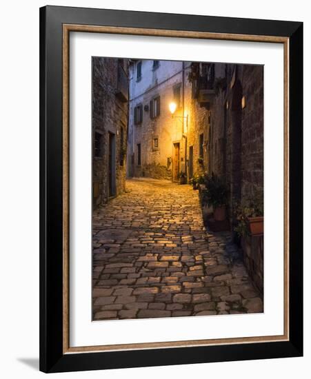 Italy, Tuscany. Montefioralle Near the Town of Greve in Chianti-Julie Eggers-Framed Photographic Print