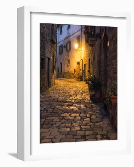 Italy, Tuscany. Montefioralle Near the Town of Greve in Chianti-Julie Eggers-Framed Photographic Print