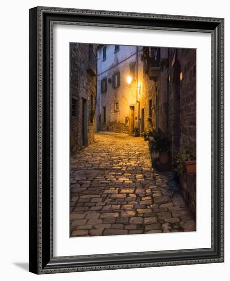 Italy, Tuscany. Montefioralle Near the Town of Greve in Chianti-Julie Eggers-Framed Photographic Print