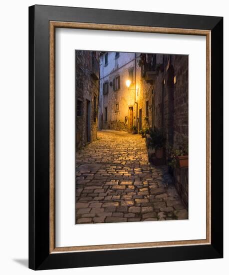 Italy, Tuscany. Montefioralle Near the Town of Greve in Chianti-Julie Eggers-Framed Photographic Print