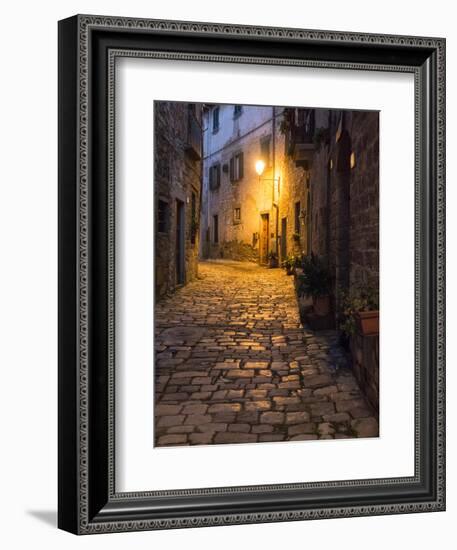 Italy, Tuscany. Montefioralle Near the Town of Greve in Chianti-Julie Eggers-Framed Photographic Print