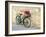 Italy, Tuscany, Monticchiello. Bicycle with bright pink heather in the basket.-Julie Eggers-Framed Photographic Print