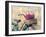 Italy, Tuscany, Monticchiello. Bicycle with bright pink heather in the basket.-Julie Eggers-Framed Photographic Print