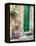 Italy, Tuscany, Monticchiello. Bright Green Door-Julie Eggers-Framed Premier Image Canvas