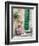 Italy, Tuscany, Monticchiello. Bright Green Door-Julie Eggers-Framed Photographic Print