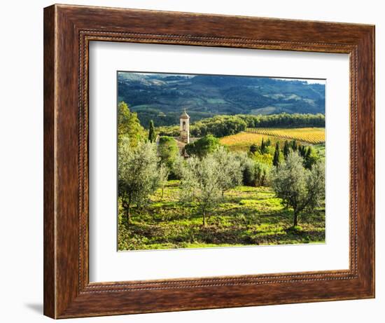 Italy, Tuscany, Pieve di Santa Maria Novella, Radda in Chianti-Terry Eggers-Framed Photographic Print