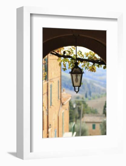 Italy, Tuscany, province of Siena, Chiusure. Hill town, center of the Crete sensei-Emily Wilson-Framed Photographic Print