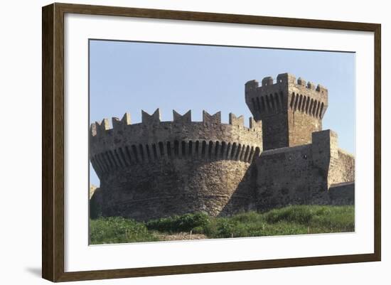 Italy, Tuscany Region, Maremma, Fortress of Populonia-null-Framed Giclee Print