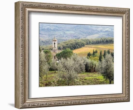 Italy, Tuscany. Santa Maria Novella Monastery Near Radda in Chianti-Julie Eggers-Framed Photographic Print