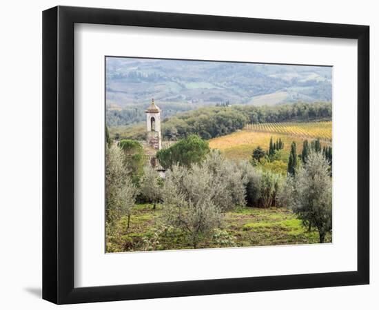 Italy, Tuscany. Santa Maria Novella Monastery Near Radda in Chianti-Julie Eggers-Framed Photographic Print