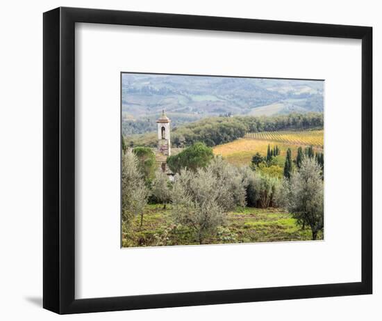 Italy, Tuscany. Santa Maria Novella Monastery Near Radda in Chianti-Julie Eggers-Framed Photographic Print